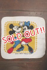 画像: ct-210801-19 Mickey Mouse & Minnie Mouse / Pacific 1970's Hand Towel