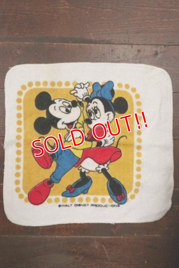 画像1: ct-210801-19 Mickey Mouse & Minnie Mouse / Pacific 1970's Hand Towel