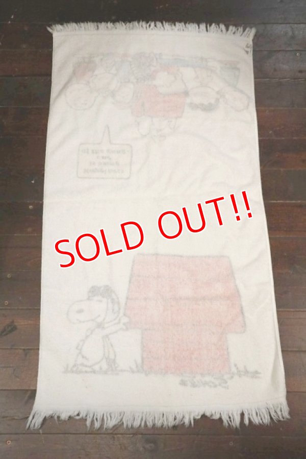 画像6: ct-210801-22 PEANUTS / Tastemaker 1970's Cotton Towel