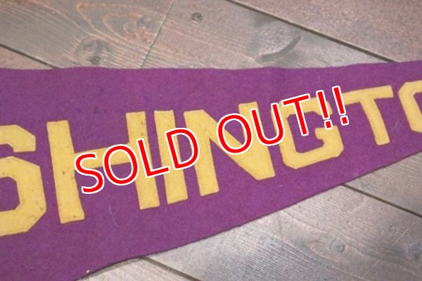 画像3: dp-210701-07 University of Washington / 1950's Pennant
