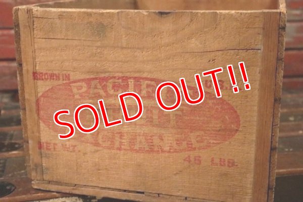 画像3: dp-210601-10 RIVER GOLD BARTLETTS / Vintage Wood Box