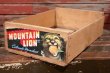 画像1: dp-180110-05 Mountain Lion Brand Colorado Peaches / Vintage Wood Box