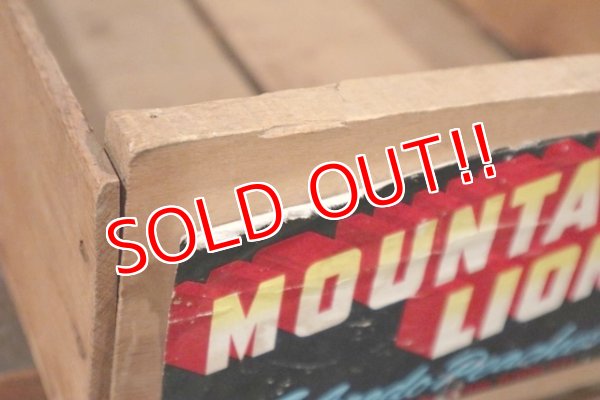 画像3: dp-180110-05 Mountain Lion Brand Colorado Peaches / Vintage Wood Box