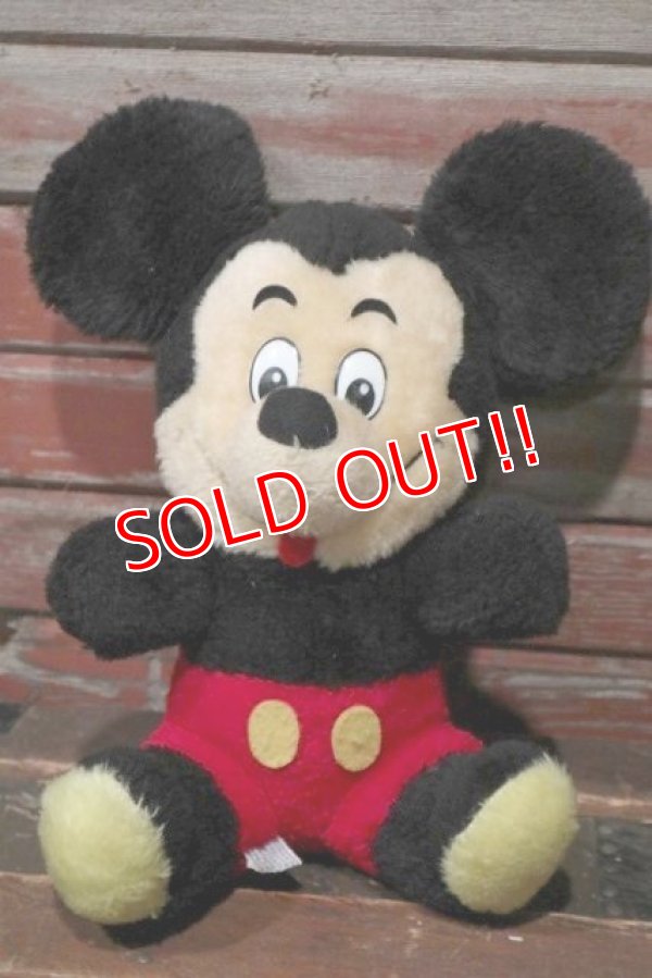 画像1: ct-210801-04 Mickey Mouse / 1970's-1980's Plush Doll