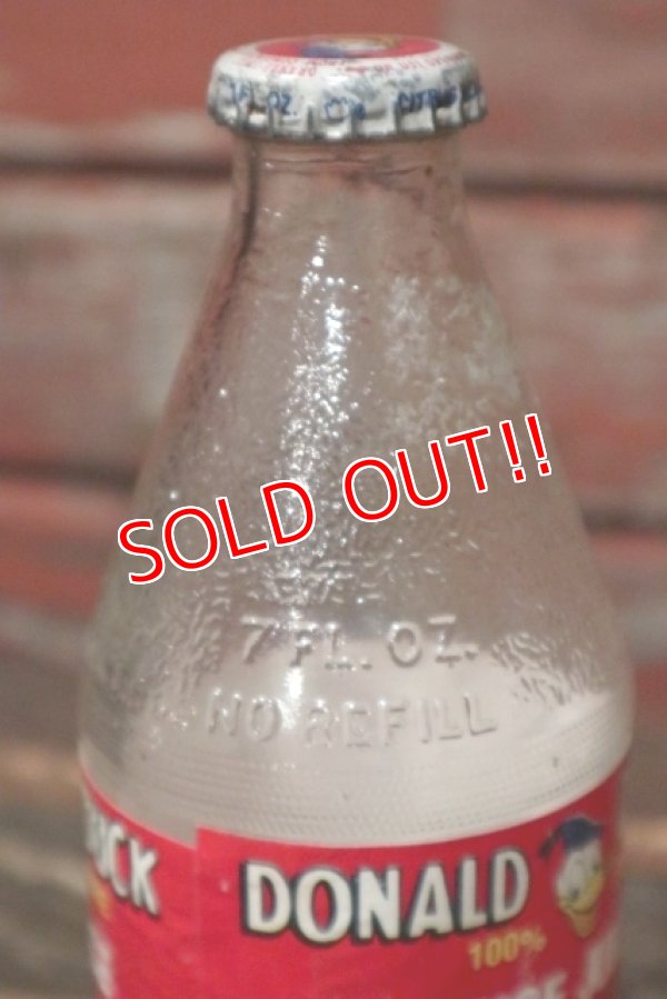 画像6: ct-210701-72 Donald Duck / 1980's Orange Juice 7 FL.OZ. Bottle