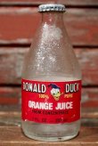 画像1: ct-210701-72 Donald Duck / 1980's Orange Juice 7 FL.OZ. Bottle