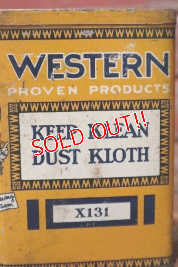 画像2: dp-210701-19 WESTERN KEEP KLEAN DUST KLOTH / Vintage Can