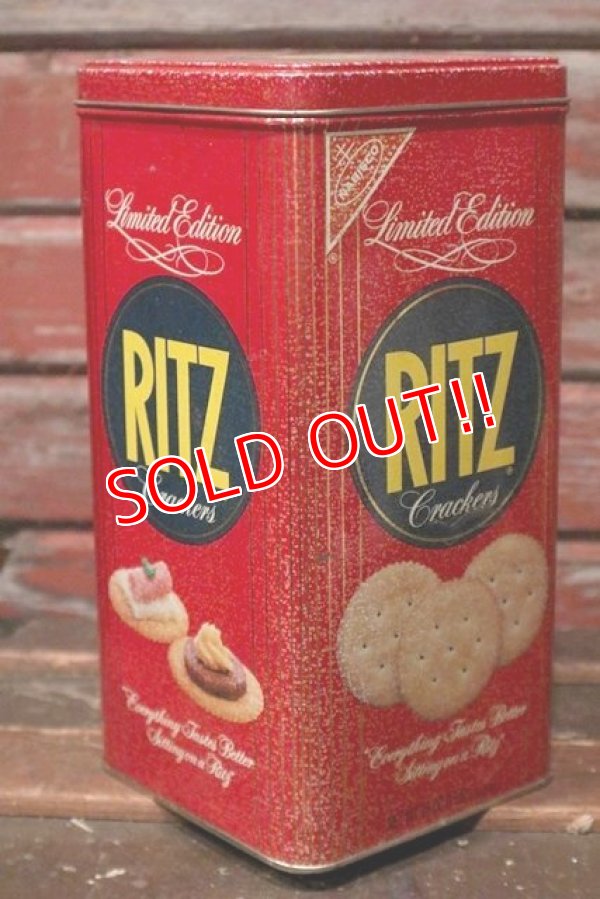 画像1: dp-210801-20 NABISCO RITZ Crackers / 1986 Tin Can