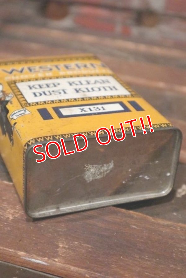 画像8: dp-210701-19 WESTERN KEEP KLEAN DUST KLOTH / Vintage Can