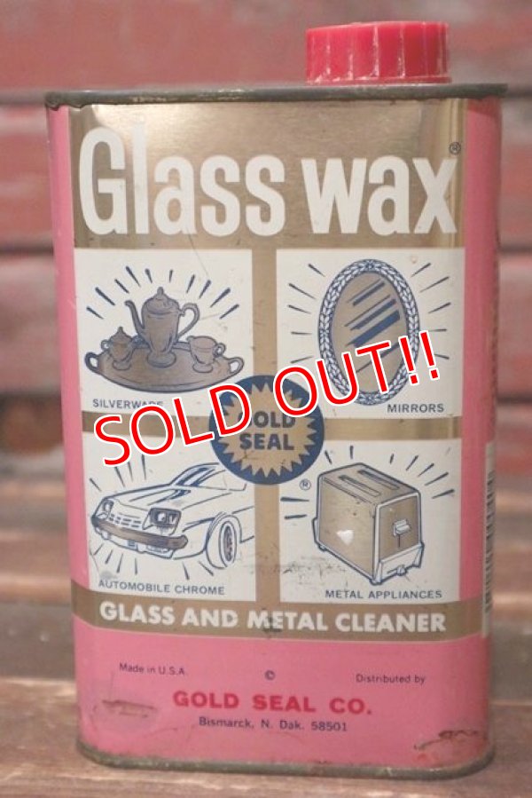 画像3: dp-210701-16 GOLD SEAL Glass Wax / Vintage Tin Can