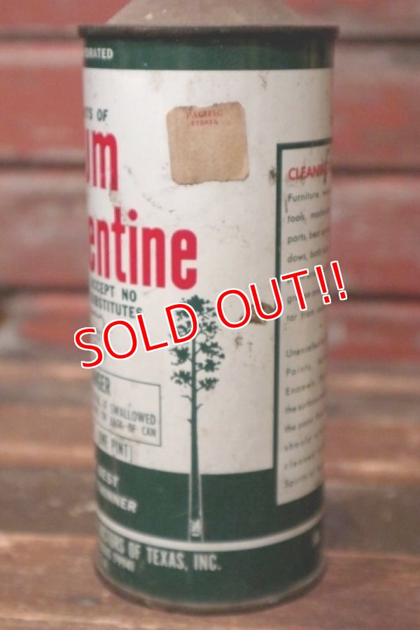 画像3: dp-210701-15 Gum Turpentine / Vintage Tin Can