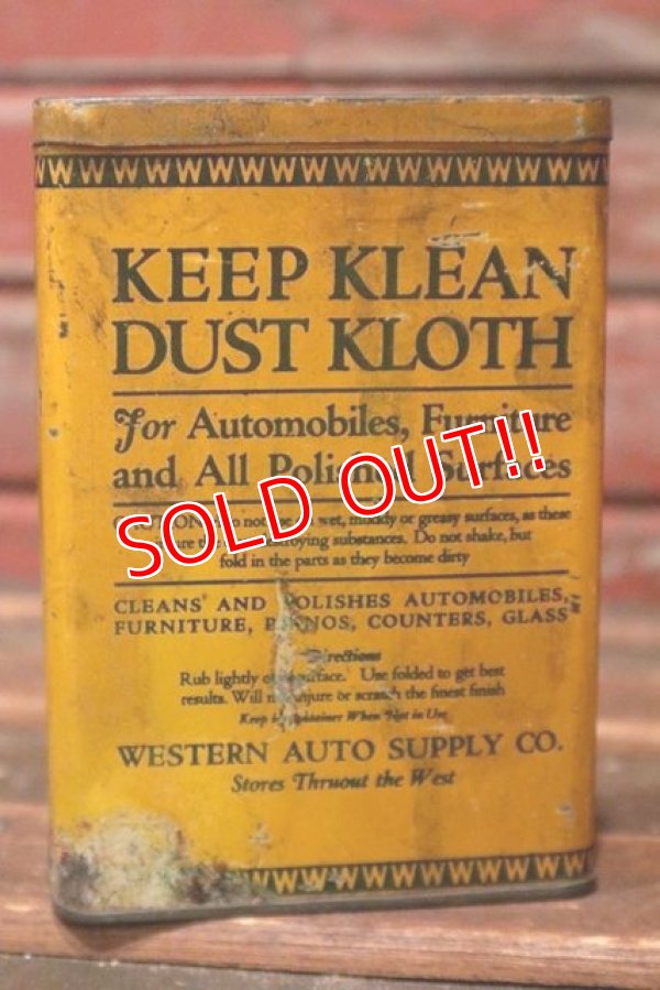 画像5: dp-210701-19 WESTERN KEEP KLEAN DUST KLOTH / Vintage Can