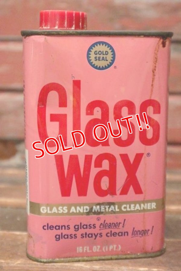 画像1: dp-210701-16 GOLD SEAL Glass Wax / Vintage Tin Can