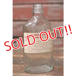 画像: dp-210801-11 Carbon Tetrachloride / Vintage Poison Bottle