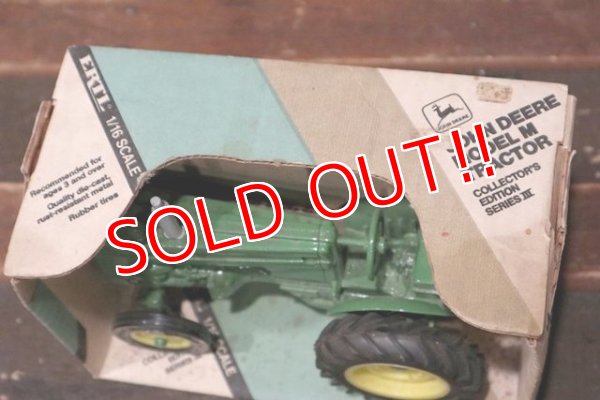画像6: dp-210701-10 JOHN DEERE MODEL M TRACTOR / ERTL 1980's 1/16 Scale Toy