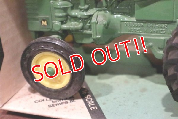 画像4: dp-210701-10 JOHN DEERE MODEL M TRACTOR / ERTL 1980's 1/16 Scale Toy