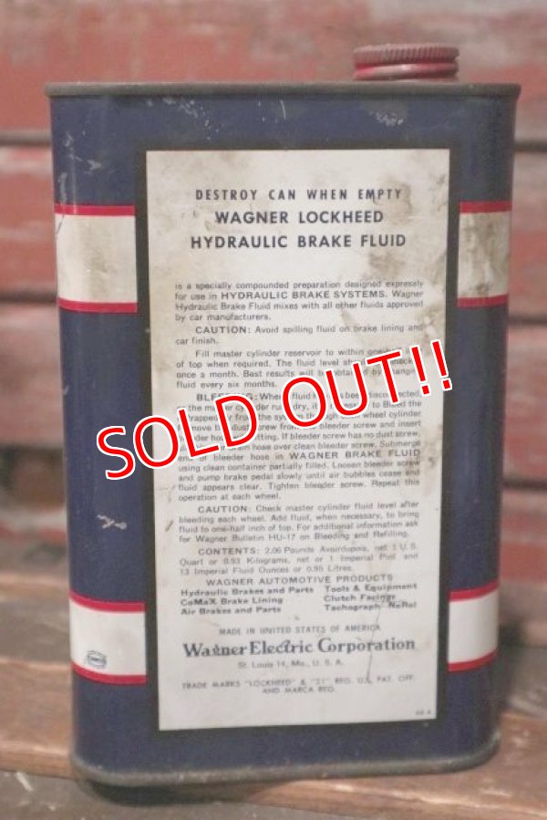 画像4: dp-210801-12 Wagner / Lockheed BRAKE FLUID Can