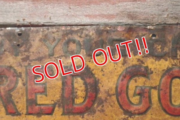 画像7: dp-210801-35 RED GOOSE SHOES / 1920's-1930's Metal Sign