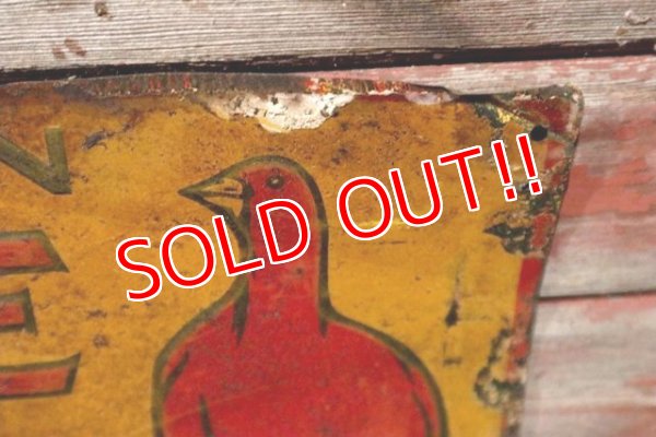 画像6: dp-210801-35 RED GOOSE SHOES / 1920's-1930's Metal Sign