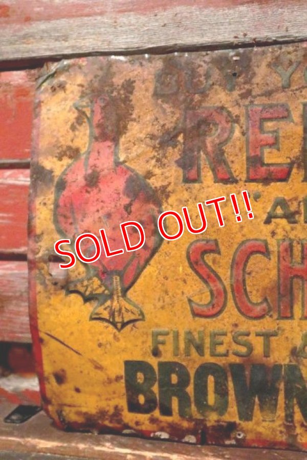 画像4: dp-210801-35 RED GOOSE SHOES / 1920's-1930's Metal Sign