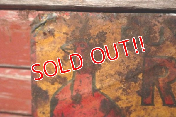 画像5: dp-210801-35 RED GOOSE SHOES / 1920's-1930's Metal Sign