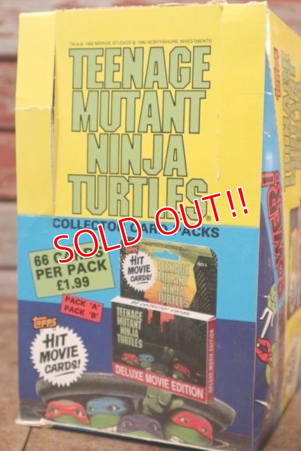 画像5: ct-200901-29 TEENAGE MUTANT NINJA TURTLES / Topps 1990 Collector Cards Box