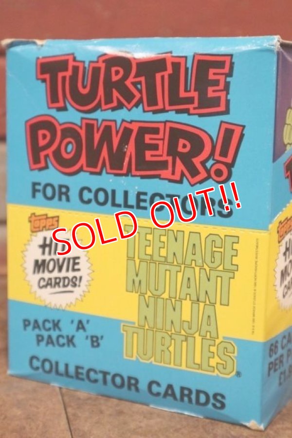 画像3: ct-200901-29 TEENAGE MUTANT NINJA TURTLES / Topps 1990 Collector Cards Box