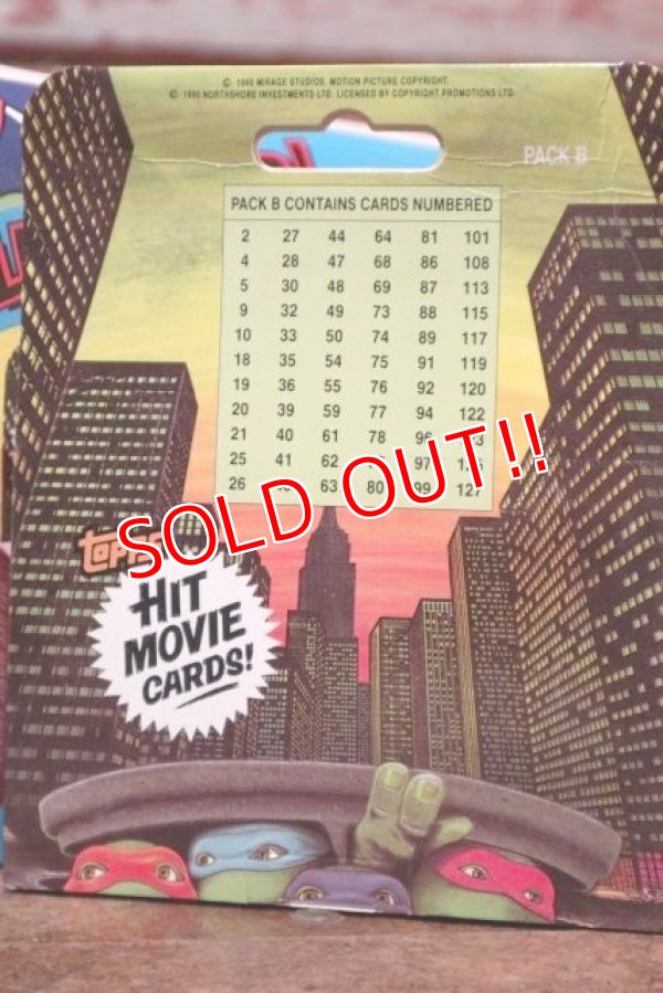 画像10: ct-200901-29 TEENAGE MUTANT NINJA TURTLES / Topps 1990 Collector Cards Box