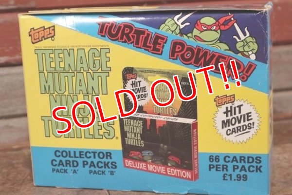 画像2: ct-200901-29 TEENAGE MUTANT NINJA TURTLES / Topps 1990 Collector Cards Box