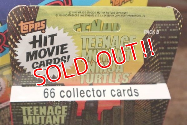 画像8: ct-200901-29 TEENAGE MUTANT NINJA TURTLES / Topps 1990 Collector Cards Box