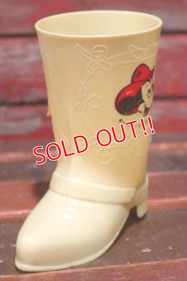 画像3: ct-210801-81 Mickey Mouse / 1960's-1970's Cowboy Boot Plastic Mug