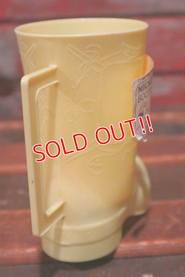 画像4: ct-210801-81 Mickey Mouse / 1960's-1970's Cowboy Boot Plastic Mug