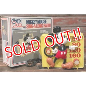 画像: ct-210801-44 Mickey Mouse / Concept 2000 Model Number 459 Sing-A-Long Radio