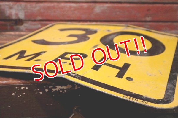 画像5: dp-210801-34 Road Sign / 30 M.P.H