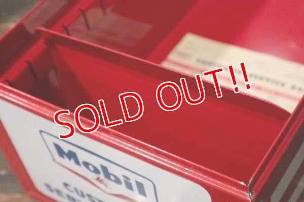 画像8: dp-210801-44 Mobil / 1950's-1960's Customer Service Record Box