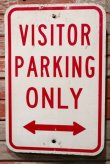 画像1: dp-210801-34 Road Sign / VISITOR PARKING ONLY