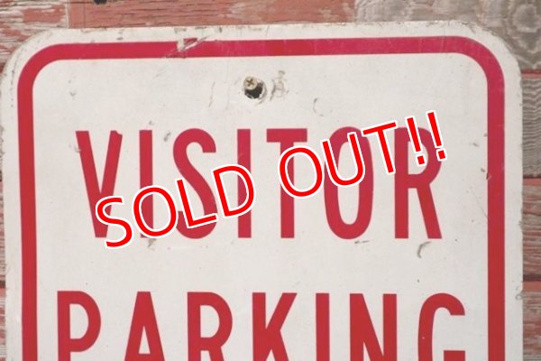画像2: dp-210801-34 Road Sign / VISITOR PARKING ONLY