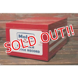 画像: dp-210801-44 Mobil / 1950's-1960's Customer Service Record Box