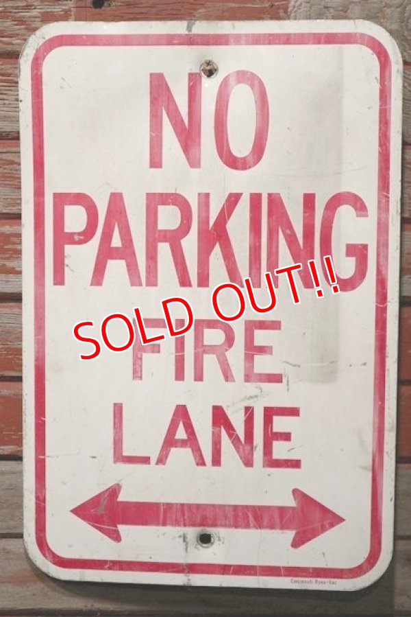 画像1: dp-210801-34 Road Sign / NO PARKING FIRE LANE