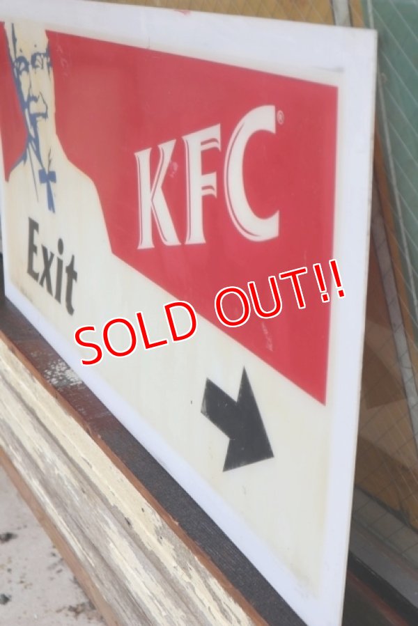 画像8: dp-210801-38 KFC / 1990's-2000's Store Sign "Exit"