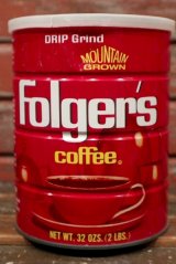 画像: dp-210801-21 Folger's Coffee / 32 OZS.(2LBS.) Tin Can