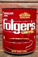 画像: dp-210801-25 Folger's Coffee / 48 OZS.(3LBS.) Tin Can