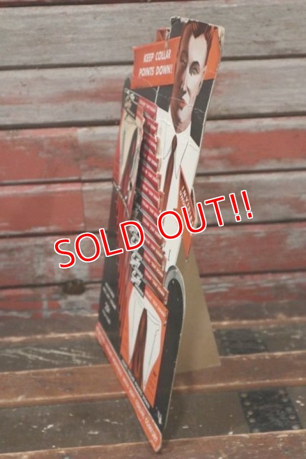 画像10: dp-210801-02 Spiffy INVISIBLE KEEP COLLAR / 1940's Cardboard Sign