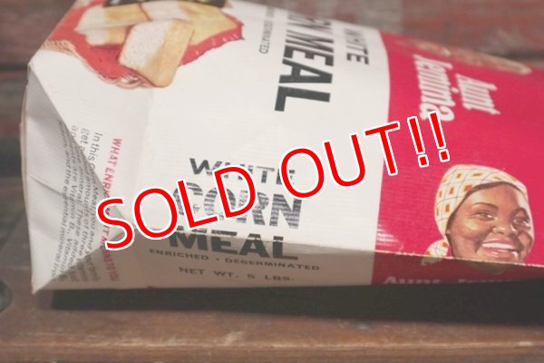 画像6: dp-210901-08 Aunt Jemima WHITE CORN MEAL / Vintage Paper Bag