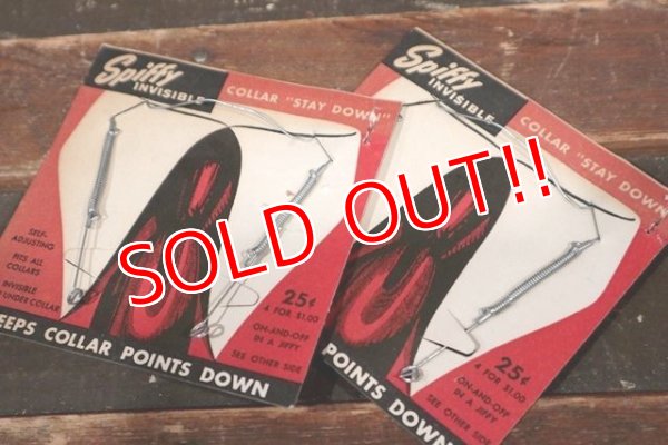 画像8: dp-210801-02 Spiffy INVISIBLE KEEP COLLAR / 1940's Cardboard Sign