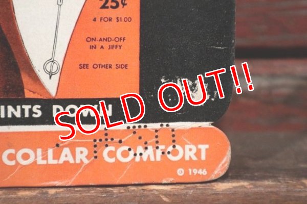 画像7: dp-210801-02 Spiffy INVISIBLE KEEP COLLAR / 1940's Cardboard Sign