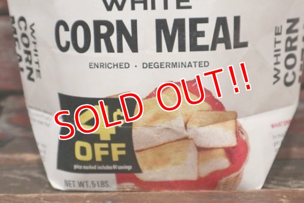 画像3: dp-210901-08 Aunt Jemima WHITE CORN MEAL / Vintage Paper Bag