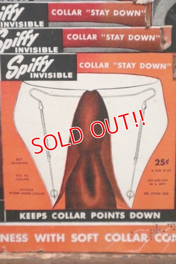 画像5: dp-210801-02 Spiffy INVISIBLE KEEP COLLAR / 1940's Cardboard Sign