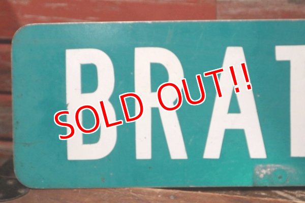 画像2: dp-210801-34 Road Sign "BRATER CT"