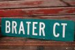 画像5: dp-210801-34 Road Sign "BRATER CT"